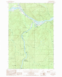 Allagash 1986 topographic map thumbnail