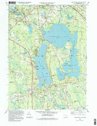 Assawompset Pond 1997 topographic map thumbnail