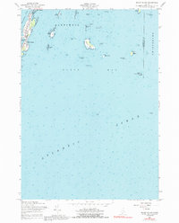 Bailey Island 1957 topographic map thumbnail