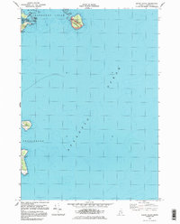 Baker Island 1983 topographic map thumbnail