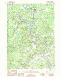 Bar Mills 1983 topographic map thumbnail