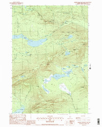 Barren Mountain East 1988 topographic map thumbnail