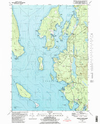 Bartlett Island 1981 topographic map thumbnail