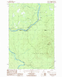 Beaver Pond SE 1986 topographic map thumbnail