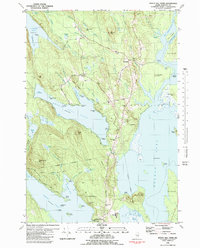 Beech Hill Pond 1981 topographic map thumbnail