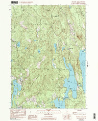 Belgrade Lakes 1982 topographic map thumbnail
