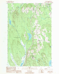 Benedicta 1989 topographic map thumbnail