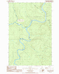 Big Black Rapids 1986 topographic map thumbnail