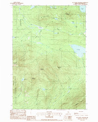 Big Shanty Mountain 1988 topographic map thumbnail