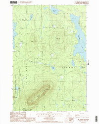 Big Spencer Mtn topographic map thumbnail