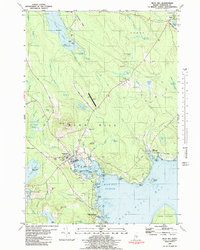 Blue Hill 1981 topographic map thumbnail