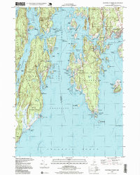 Boothbay Harbor 1997 topographic map thumbnail