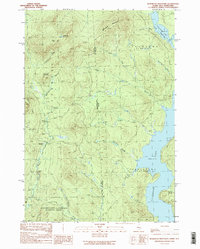 Bosebuck Mountain 1989 topographic map thumbnail