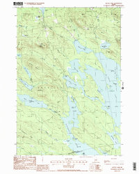 Bottle Lake 1988 topographic map thumbnail