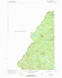 Boundary Pond 1970 topographic map thumbnail