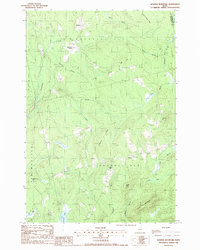 Bowers Mountain 1988 topographic map thumbnail