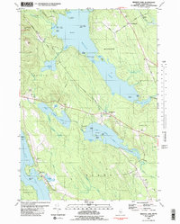 Branch Lake 1981 topographic map thumbnail