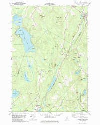 Brewer Lake 1982 topographic map thumbnail
