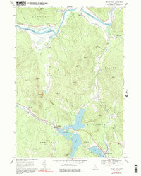 Bryant Pond 1967 topographic map thumbnail