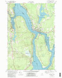 Bucksport 1982 topographic map thumbnail