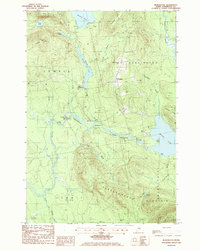 Burlington 1988 topographic map thumbnail