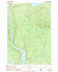 Caratunk 1989 topographic map thumbnail