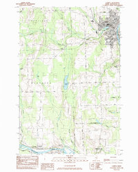 Caribou 1984 topographic map thumbnail