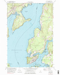 Castine 1973 topographic map thumbnail
