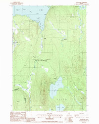 Cedar Lake 1988 topographic map thumbnail