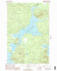Churchill Lake 1989 topographic map thumbnail