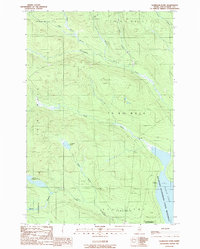 Clarkson Pond 1989 topographic map thumbnail