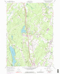 Cumberland Center 1957 topographic map thumbnail