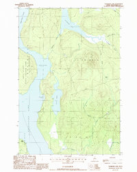 Cuxabexis Lake 1988 topographic map thumbnail
