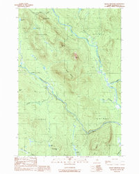 Deaxsey Mountain topographic map thumbnail