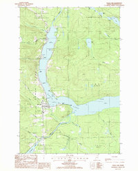 Eagle Lake 1985 topographic map thumbnail