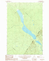 East Lake 1987 topographic map thumbnail