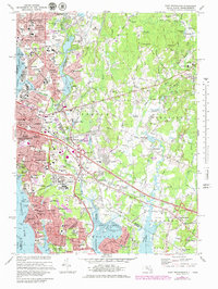 East Providence 1971 topographic map thumbnail