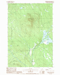 Ebeemee Mountain 1988 topographic map thumbnail