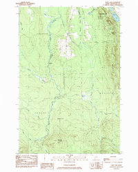 Echo Lake 1984 topographic map thumbnail