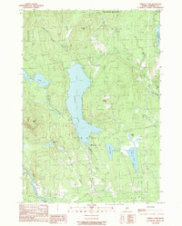Embden Pond 1989 topographic map thumbnail