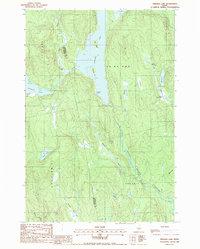 Endless Lake 1988 topographic map thumbnail