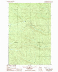 Fish River Lake SW 1985 topographic map thumbnail