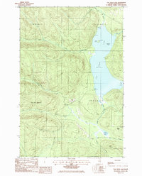 Fish River Lake 1985 topographic map thumbnail
