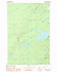 Fisher Ponds 1989 topographic map thumbnail