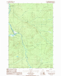 Five Finger Brook 1986 topographic map thumbnail