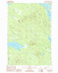 Fletcher Peak 1990 topographic map thumbnail