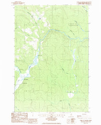 Forks of Machias 1986 topographic map thumbnail