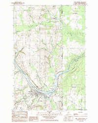 Fort Fairfield 1984 topographic map thumbnail