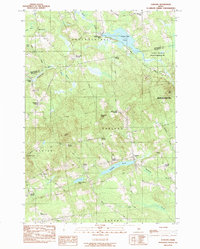 Garland 1983 topographic map thumbnail