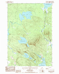 Gassabias Lake 1987 topographic map thumbnail